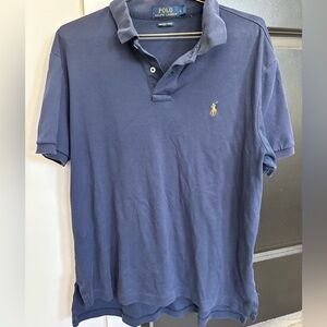 Men’s blue polo shirt